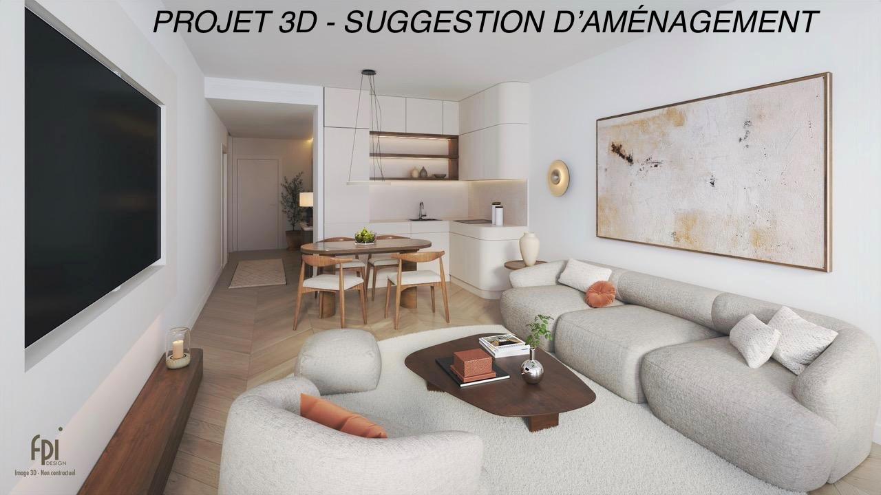 Photo 6 — Appartement 2 pi&egrave;ces de 61<sup>m&sup2;</sup> &agrave; Nice